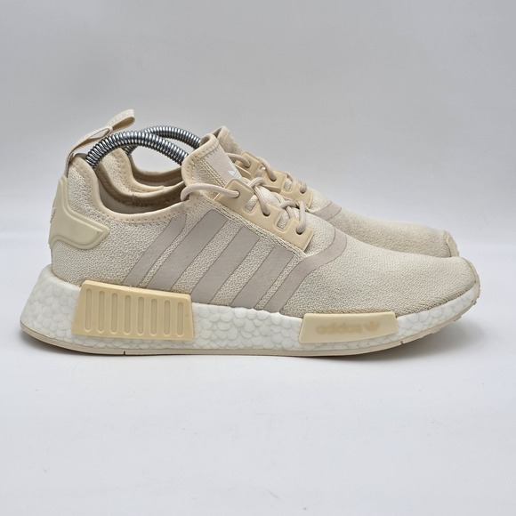 Adidas‎ NMD_R1 Womens Size 9 Beige Athletic Running Walking Shoes Sneakers - Picture 2 of 10